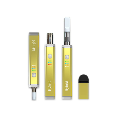 Kuvars Bobin Ön Isıtma CBD Vape Kalem 500mah 510 İplik Atomizer 4.3V