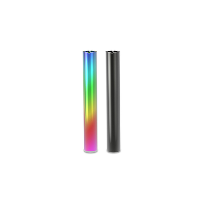 Rainbow Slim Düğmesiz Ön Isıtma Vape Pil 350mah Mikro USB Şarj