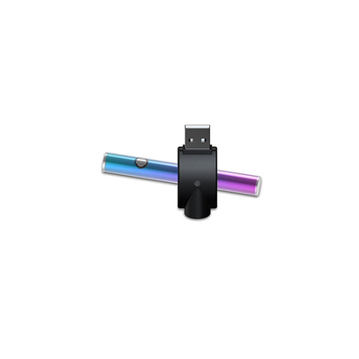 İnce Ön Isıtmalı Şarj Edilebilir CBD Pil Altta Oyulmuş Logo Vape Kalem