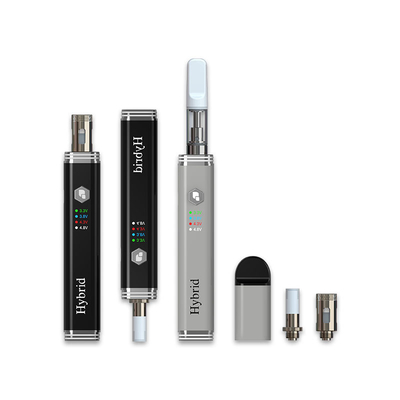 Quartz Atomizer Şarj Edilebilir CBD Pil 3'ü 1 Arada Ön Isıtma 510 Konu 4.8V 500mah