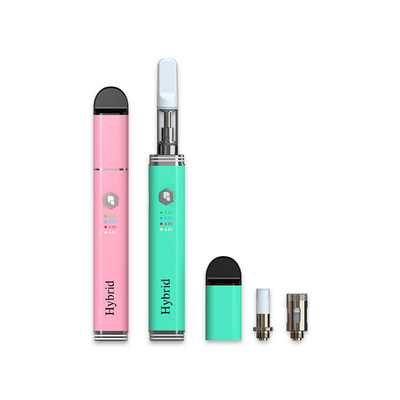 Kuvars Bobin Ön Isıtma CBD Vape Kalem 500mah 510 İplik Atomizer 4.3V