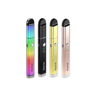Quartz Atomizer Şarj Edilebilir CBD Pil 3'ü 1 Arada Ön Isıtma 510 Konu 4.8V 500mah