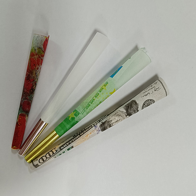 Beyaz Kahverengi Ön Rulo Koni Pirinç kağıdı Özel Boyutlar 109mm 1gram