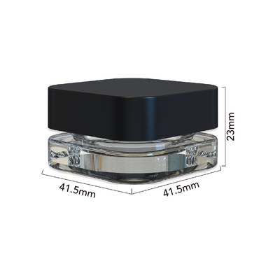 Küçük Balmumu Cam Dab Kavanozları Konsantre Konteyner 5ml 7ml 10ml Gıda Sınıfı