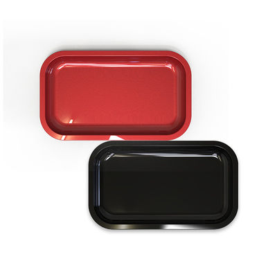 Teneke Plaka Özel Haddeleme Tepsisi Tütün Metal Tepsi Kuru Ot için 27X16mm